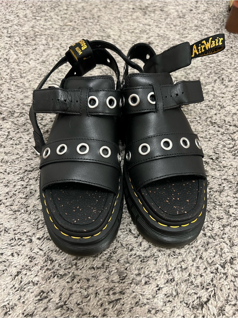 Dr. Martens Ricki Hardware Platform Grommet Sandals